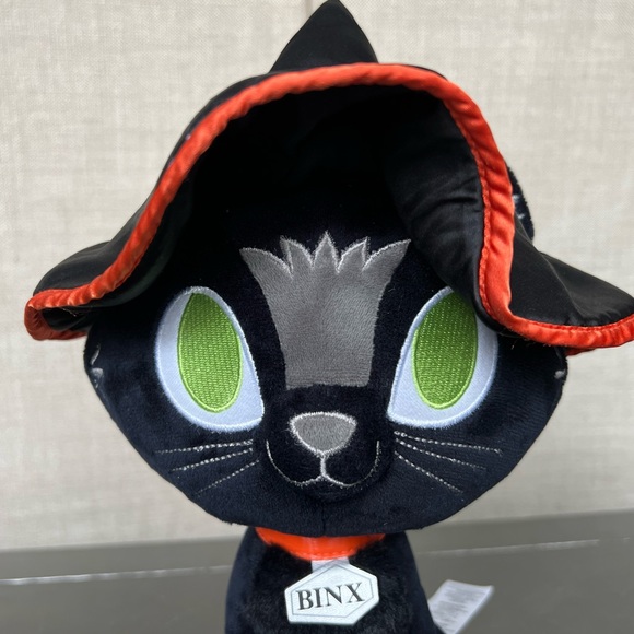 Disney Parks Hocus Pocus Binx the Cat Plush with Hat 15" - New - Picture 4 of 4